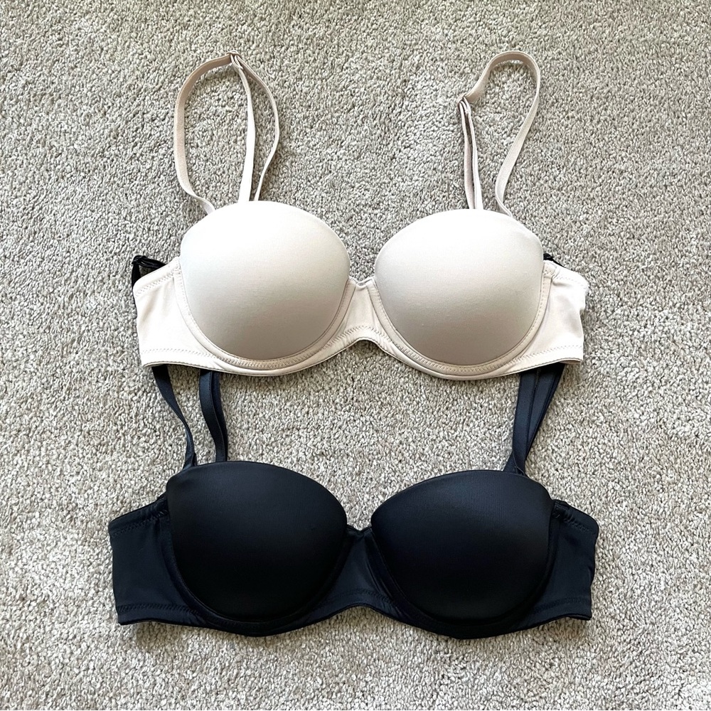 Victoria’s Secret Pink Multi-way Push-Up Strapless Bras